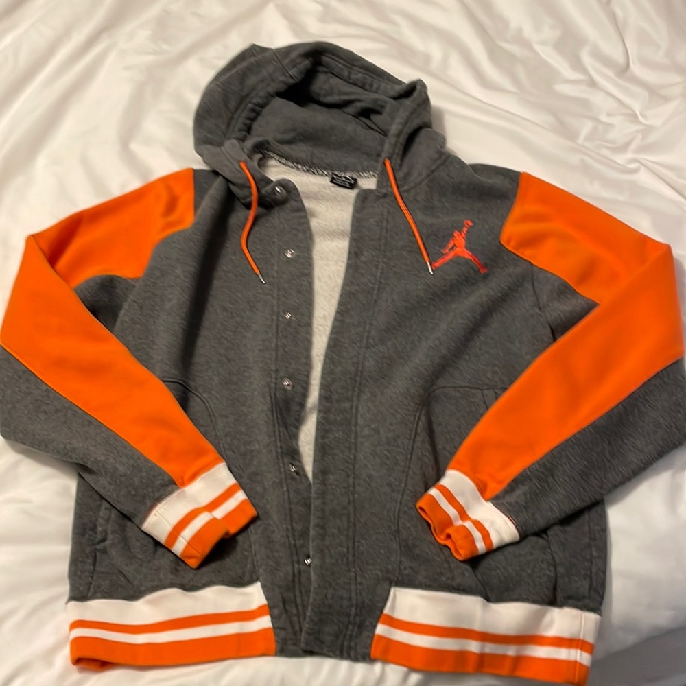 Jordan button up hoodie